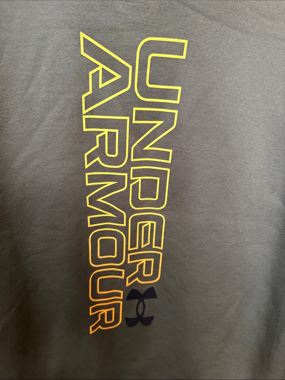 Under Armour Olive Green Hoodie with Fleece Lining Youth XL - Picture 5 of 6